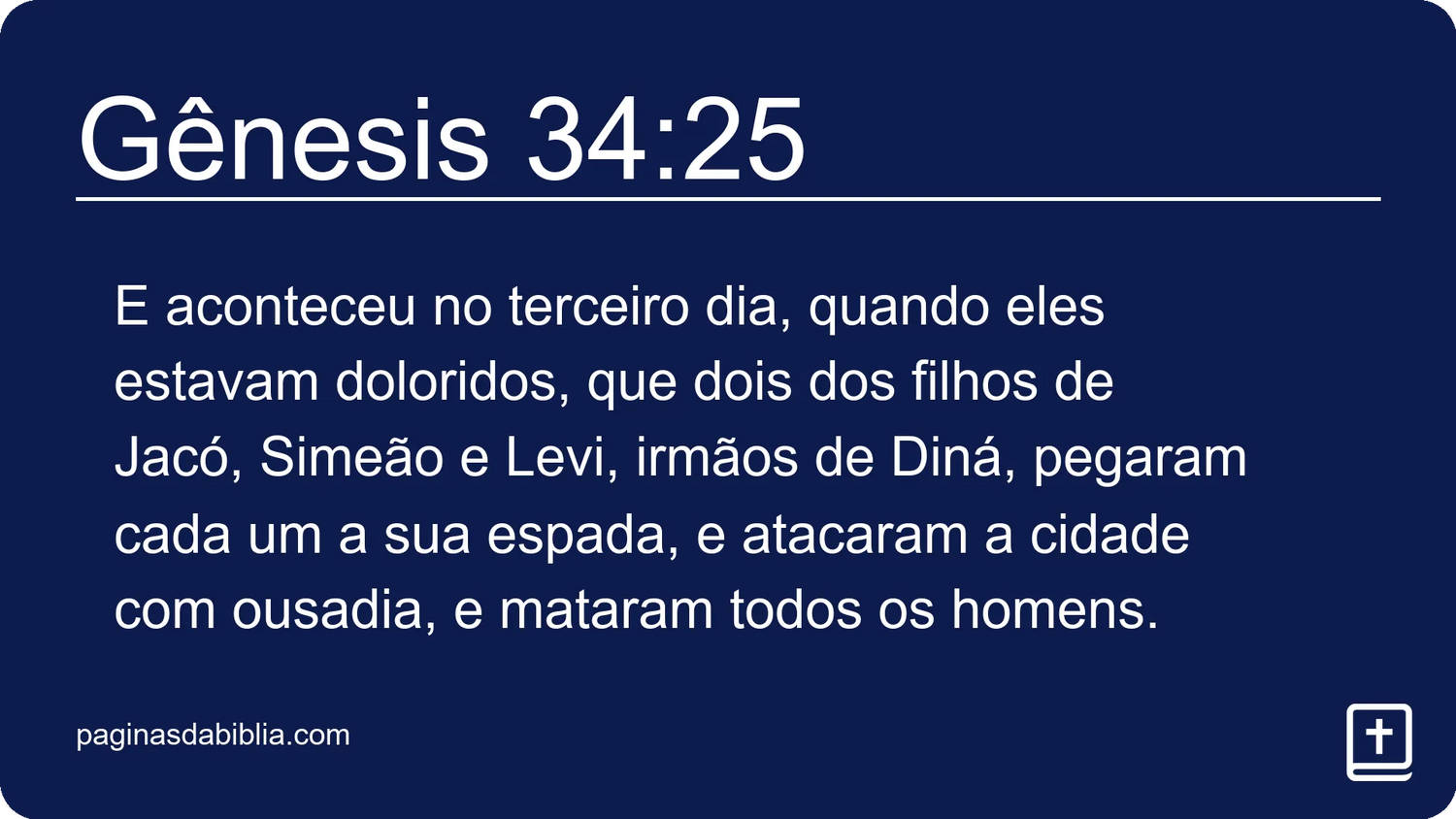 Gênesis 34:25