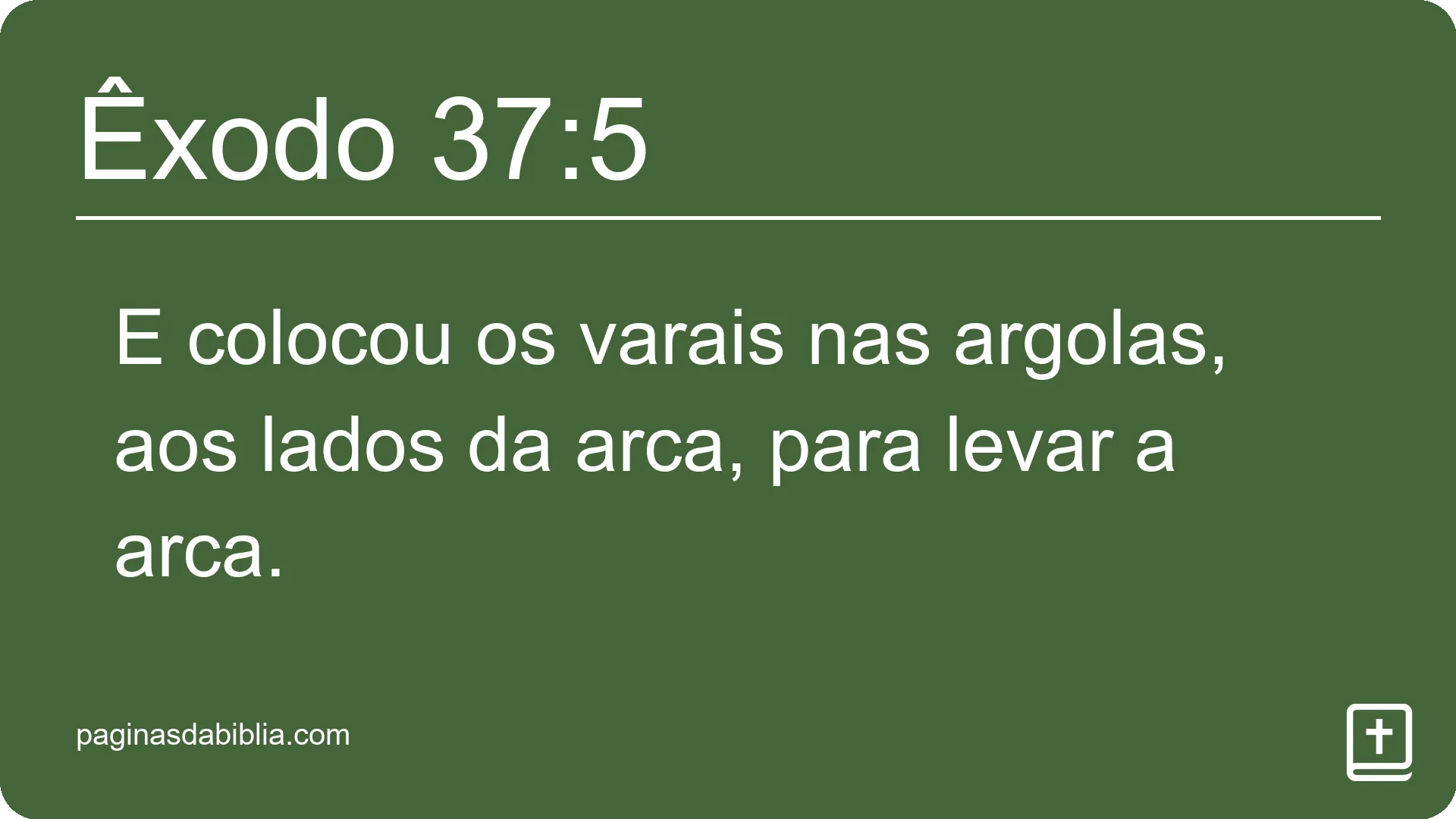 Êxodo 37:5