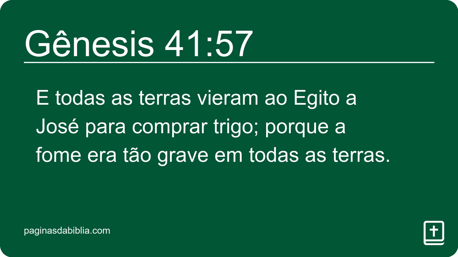 Gênesis 41:57