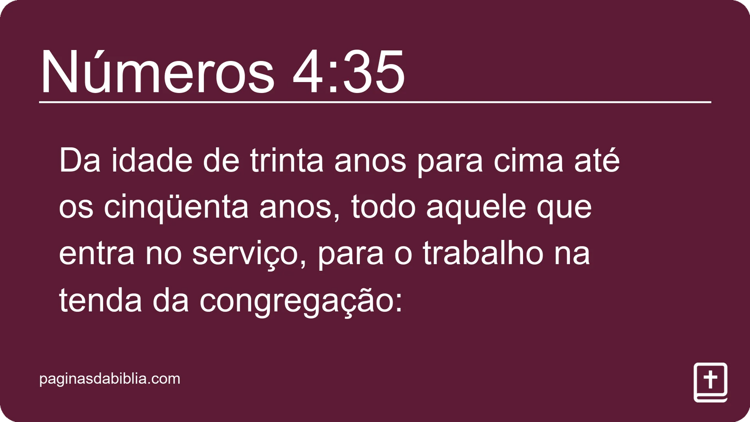 Números 4:35