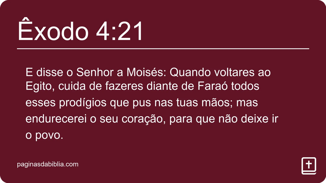 Êxodo 4:21