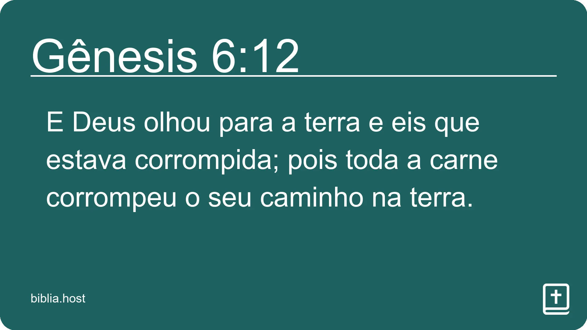 Gênesis 6:12