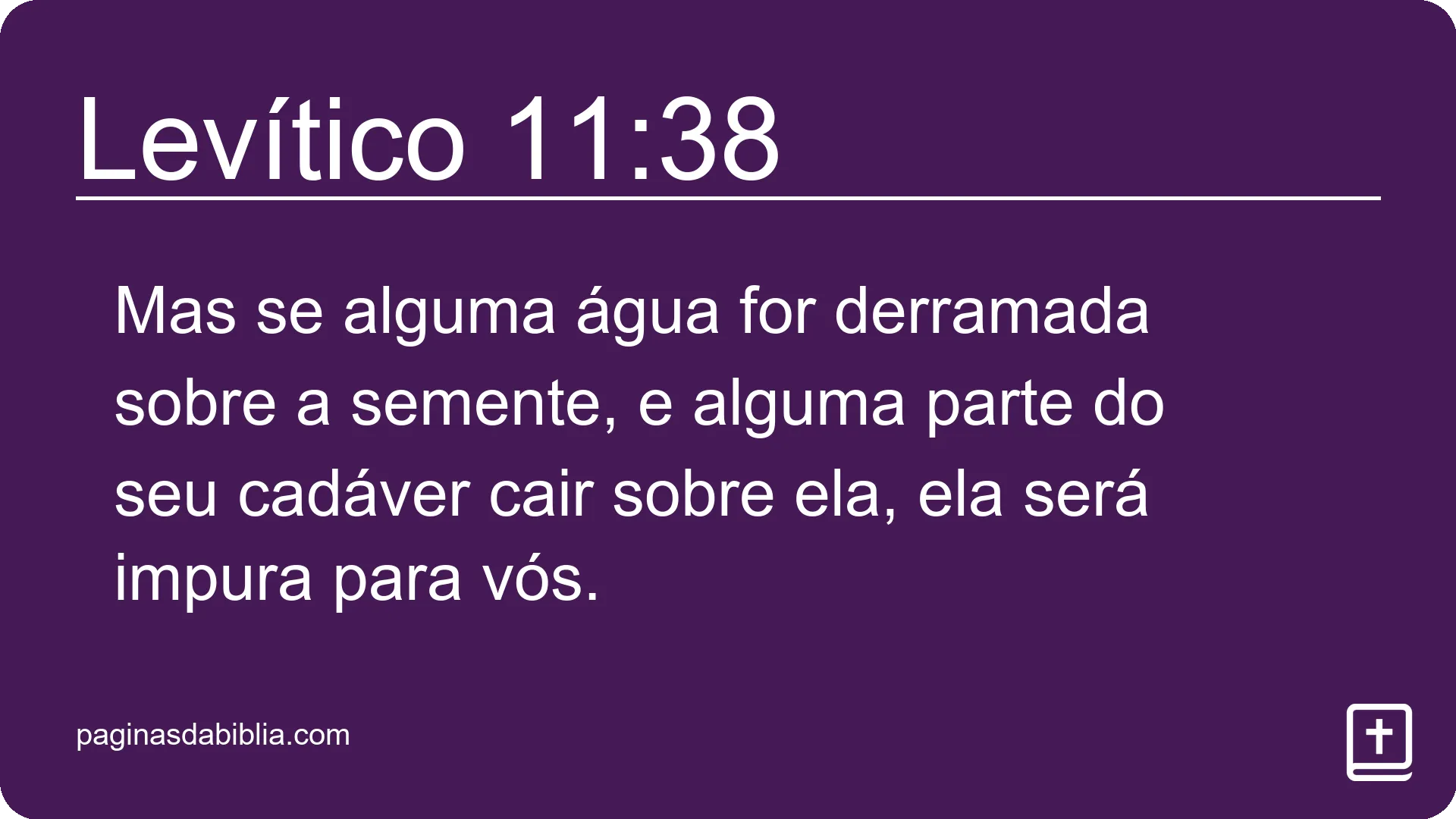 Levítico 11:38