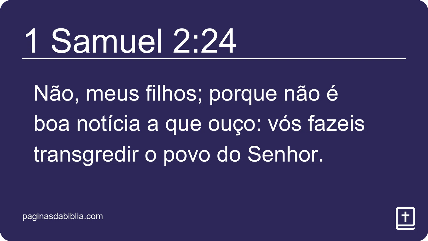 1 Samuel 2:24