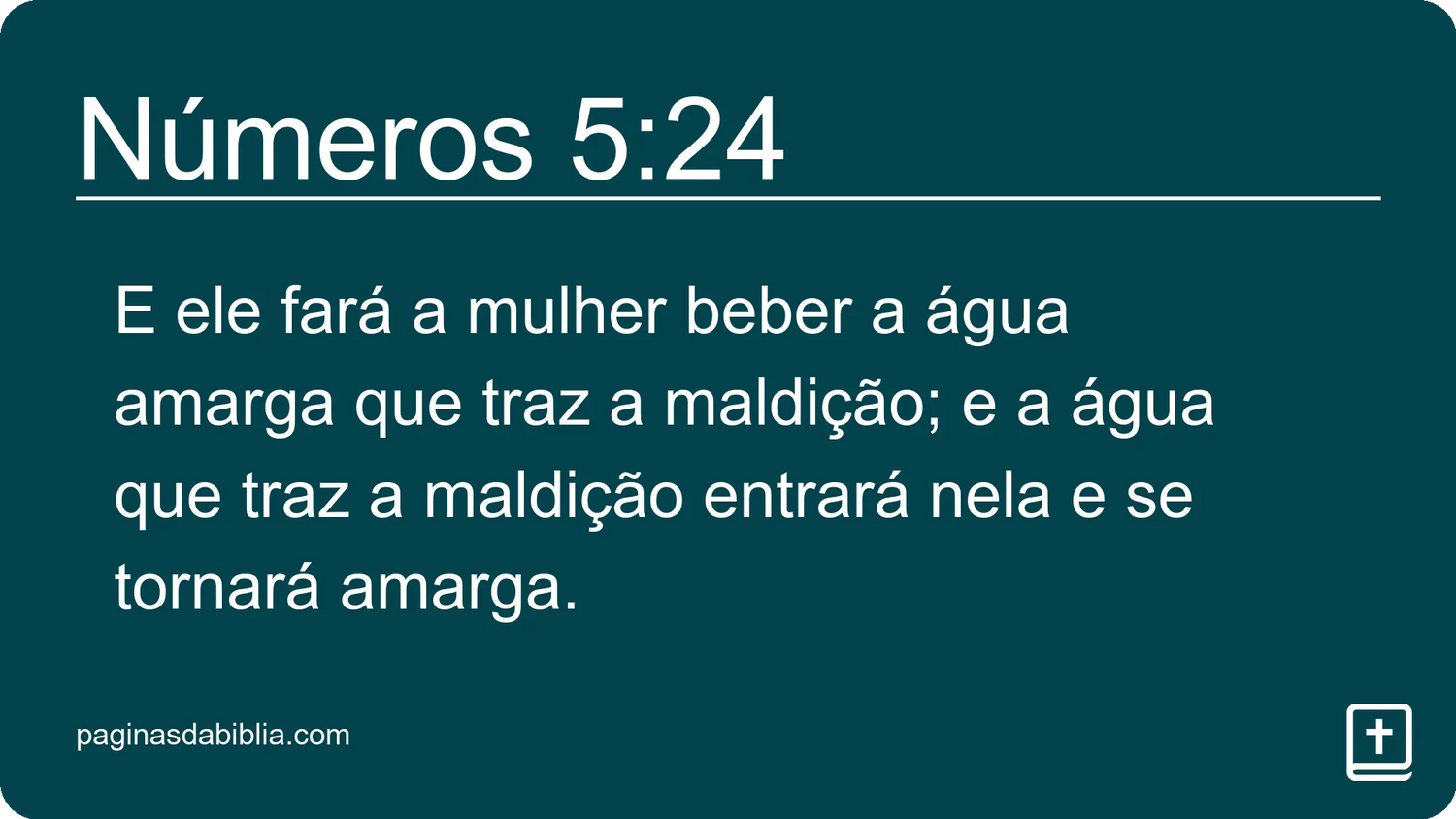 Números 5:24