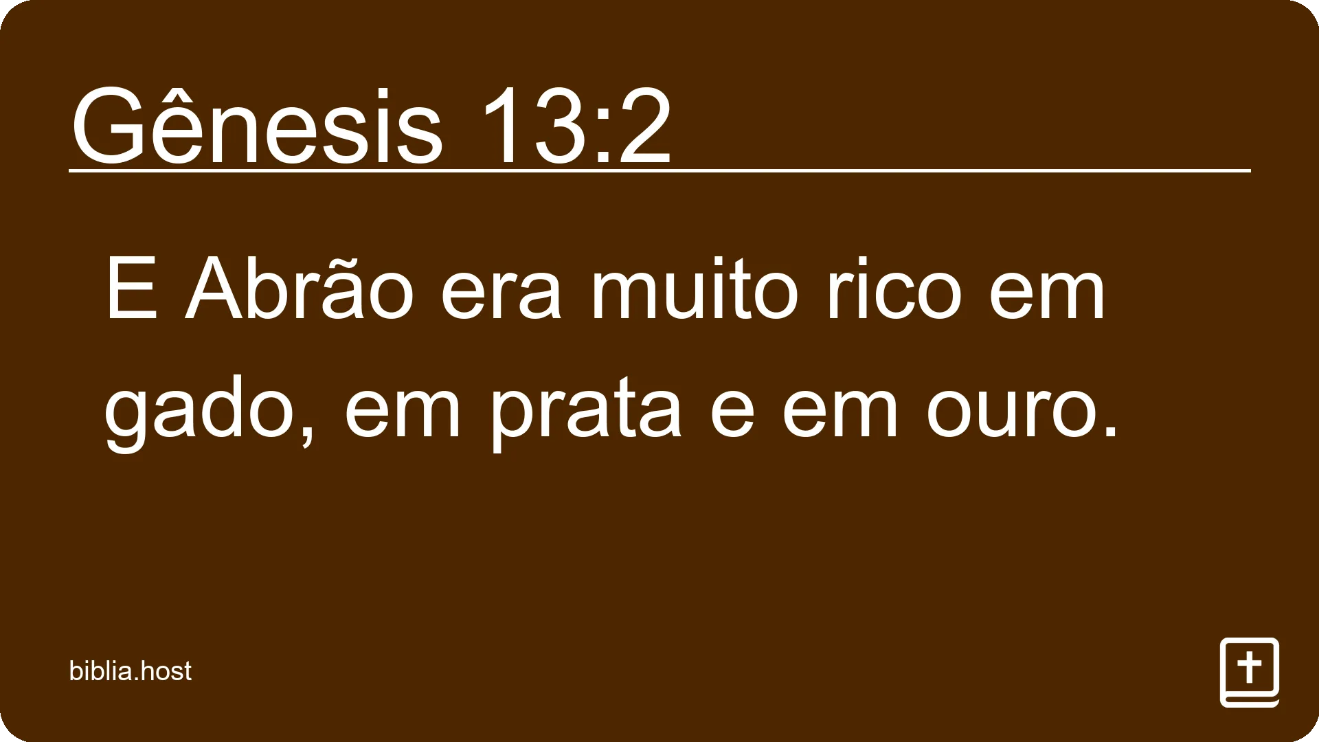 Gênesis 13:2