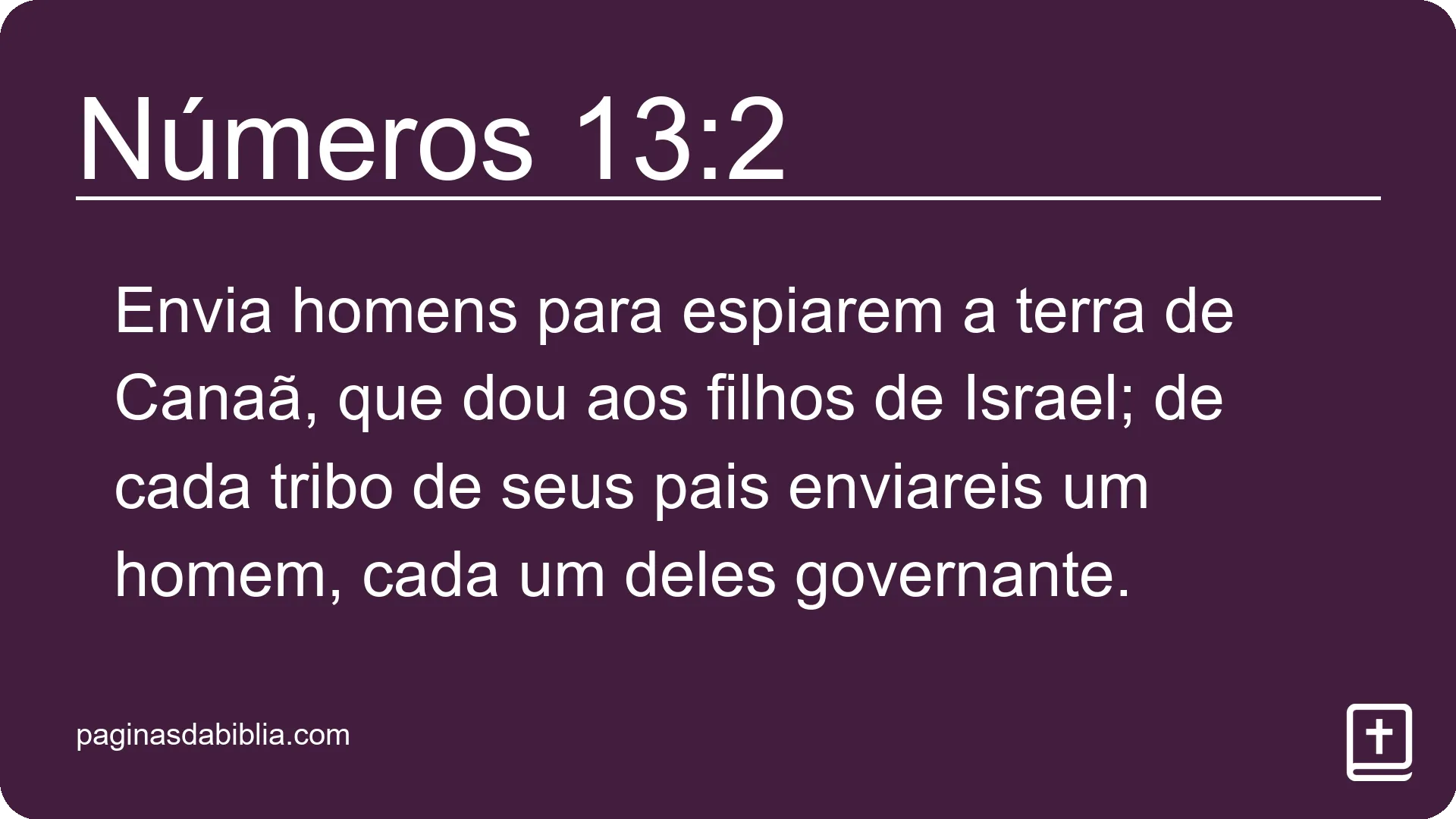 Números 13:2