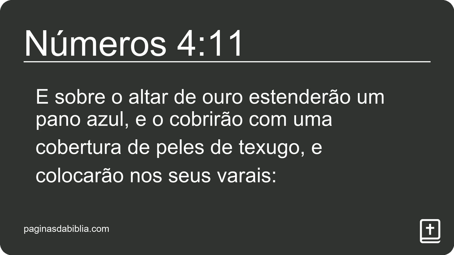 Números 4:11