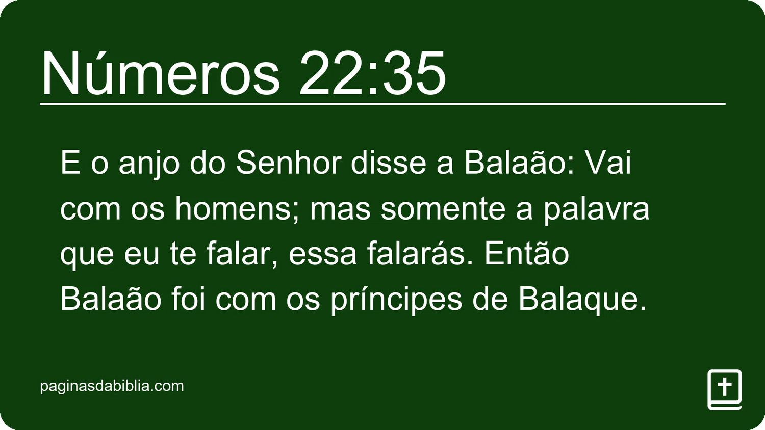 Números 22:35