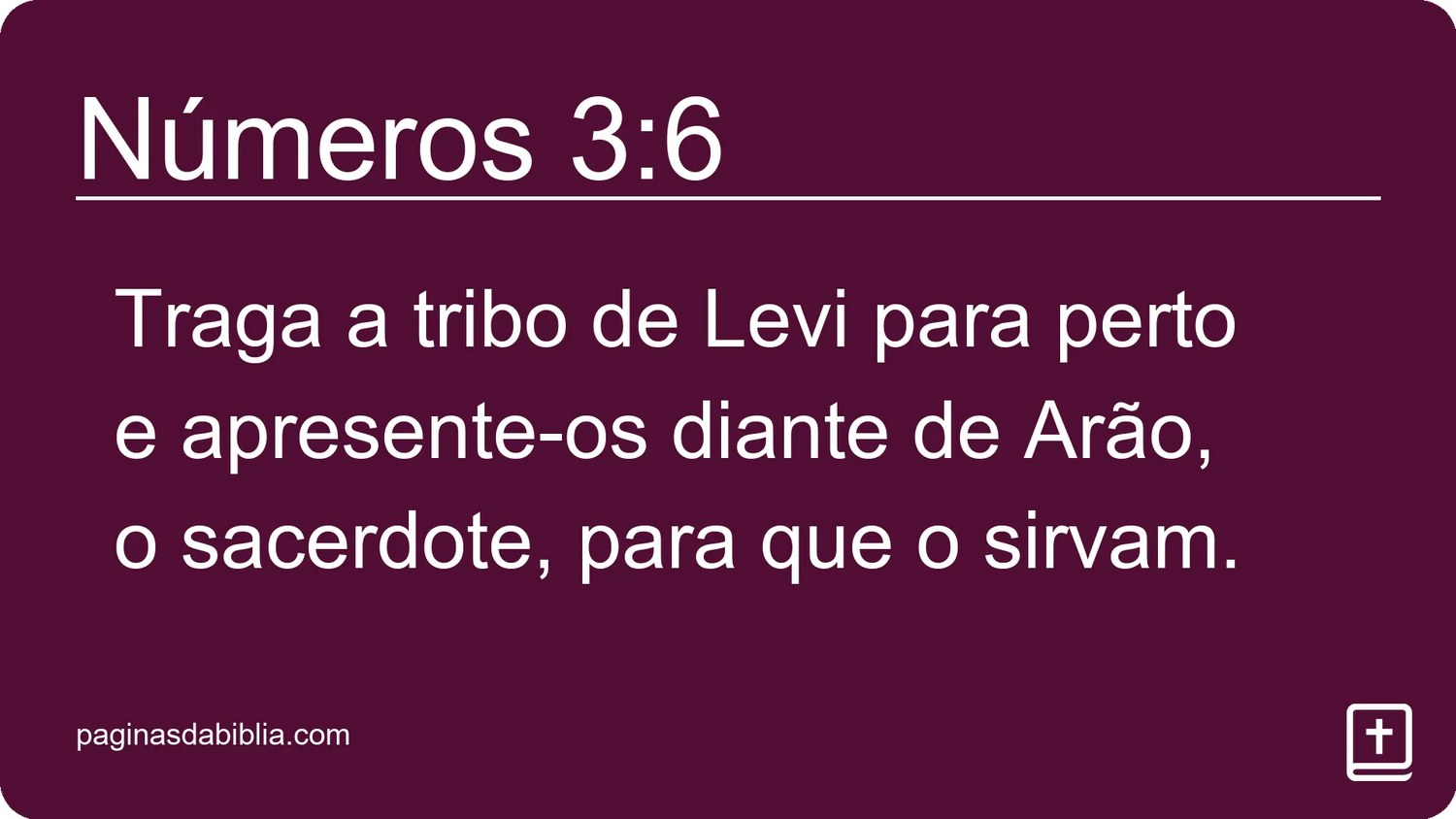 Números 3:6