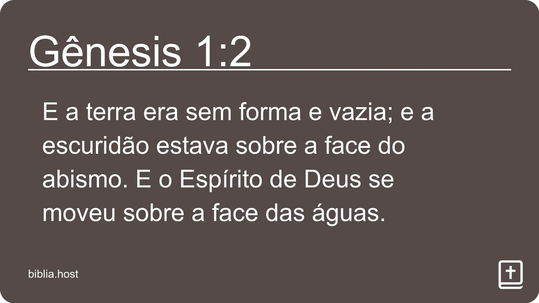 Gênesis 1:2