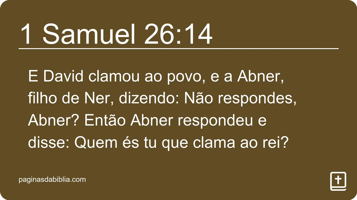 1 Samuel 26:14