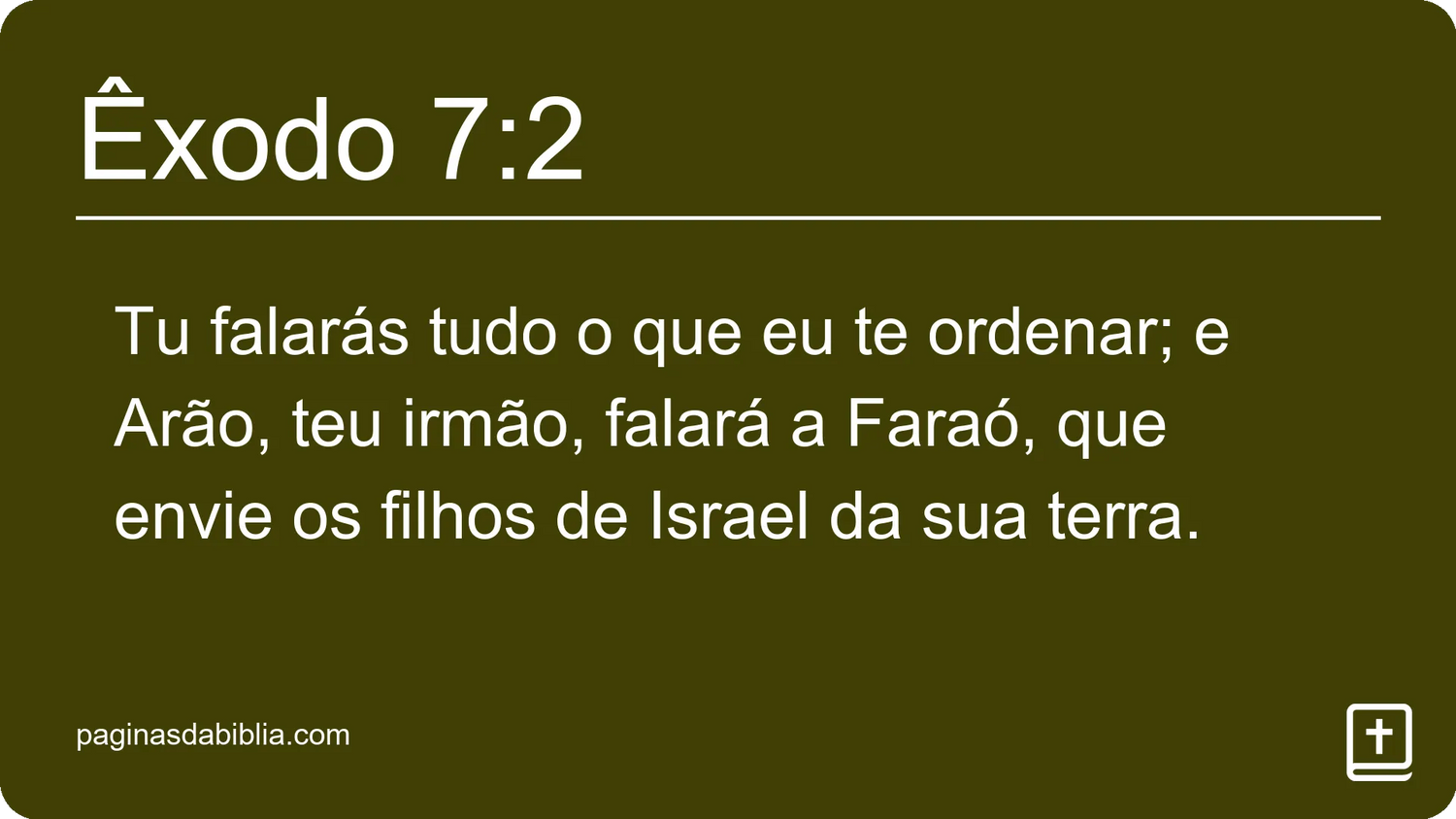 Êxodo 7:2