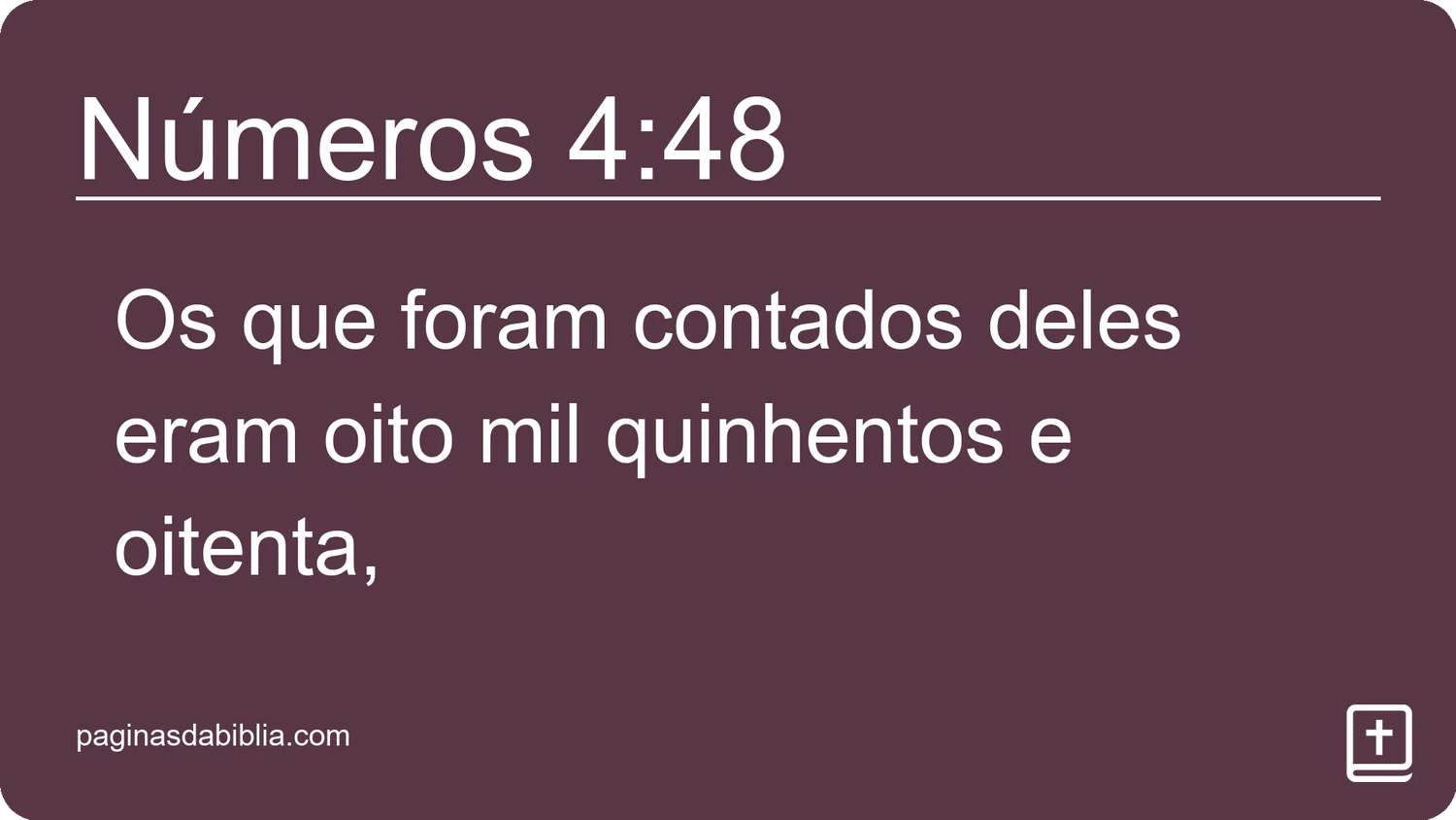 Números 4:48