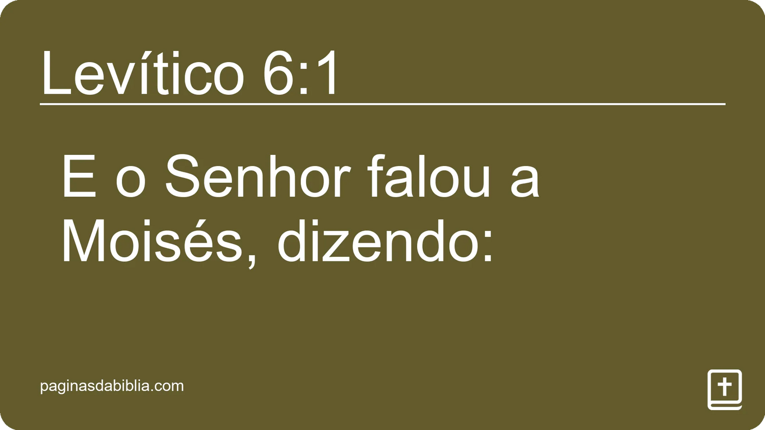 Levítico 6:1