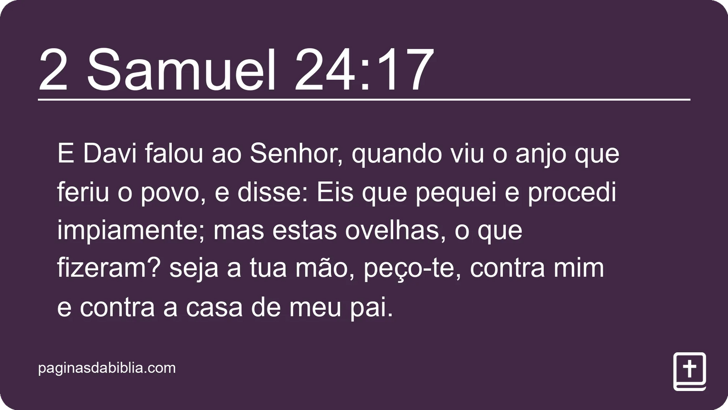 2 Samuel 24:17