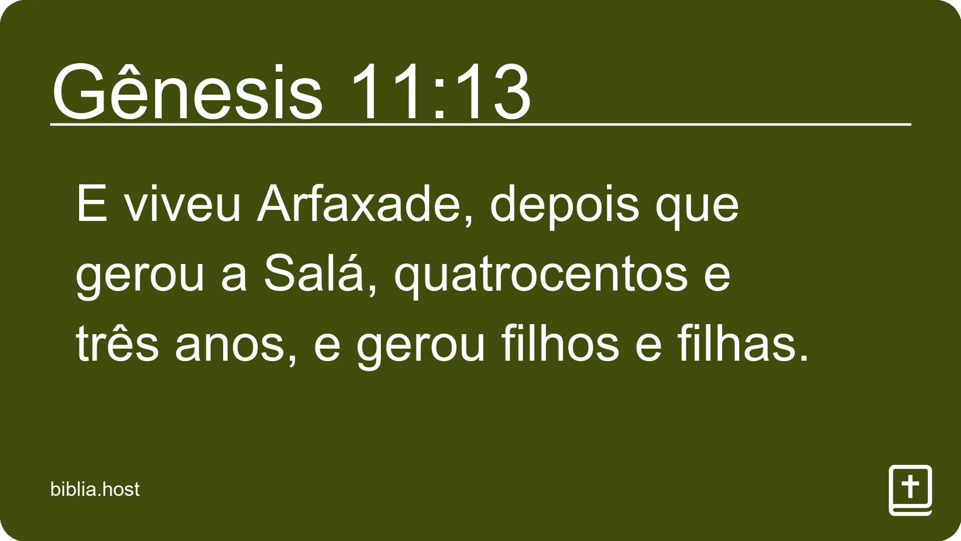 Gênesis 11:13