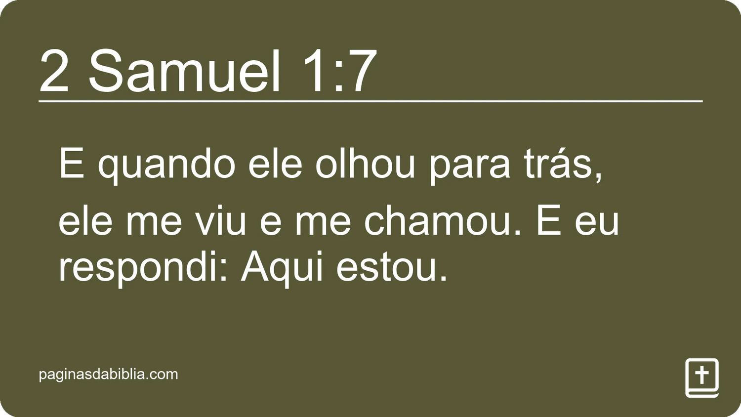 2 Samuel 1:7