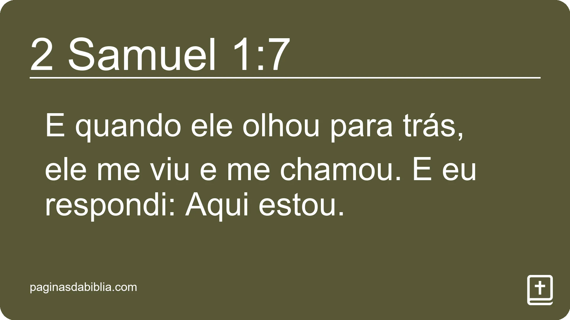 2 Samuel 1:7