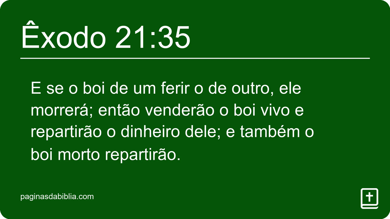 Êxodo 21:35