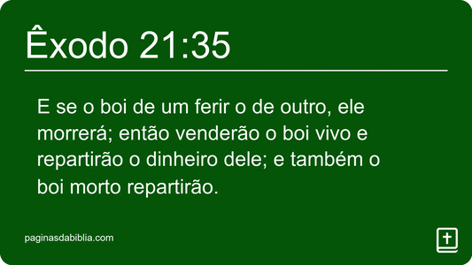 Êxodo 21:35