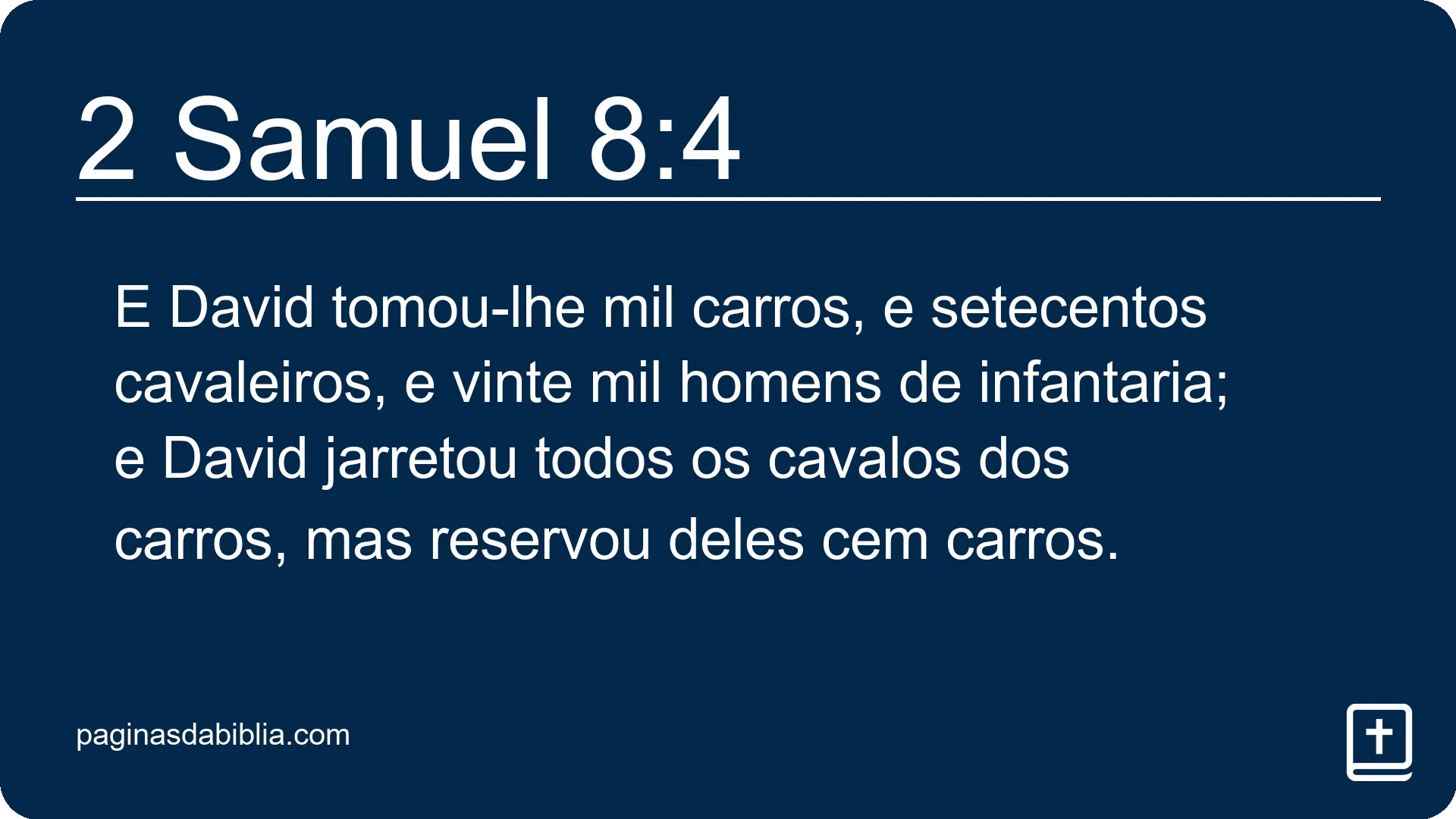 2 Samuel 8:4