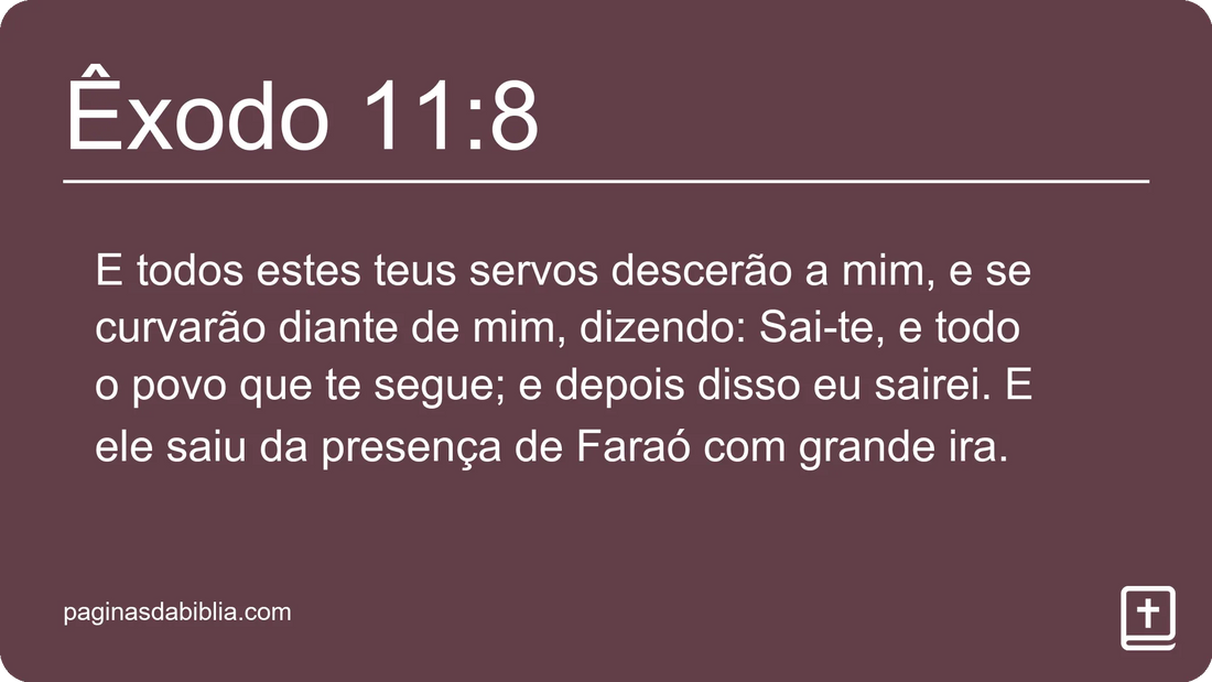 Êxodo 11:8