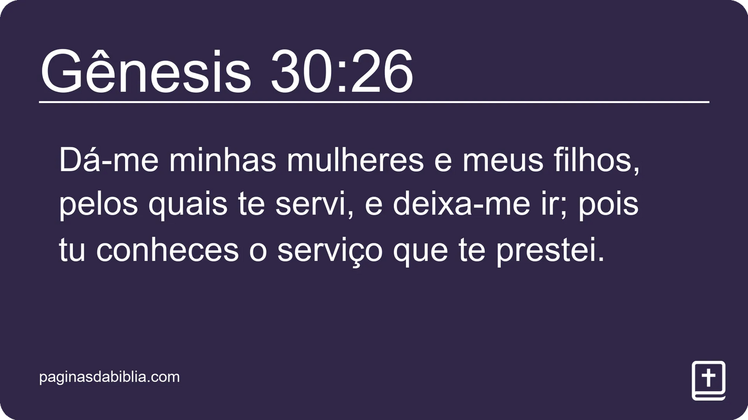 Gênesis 30:26