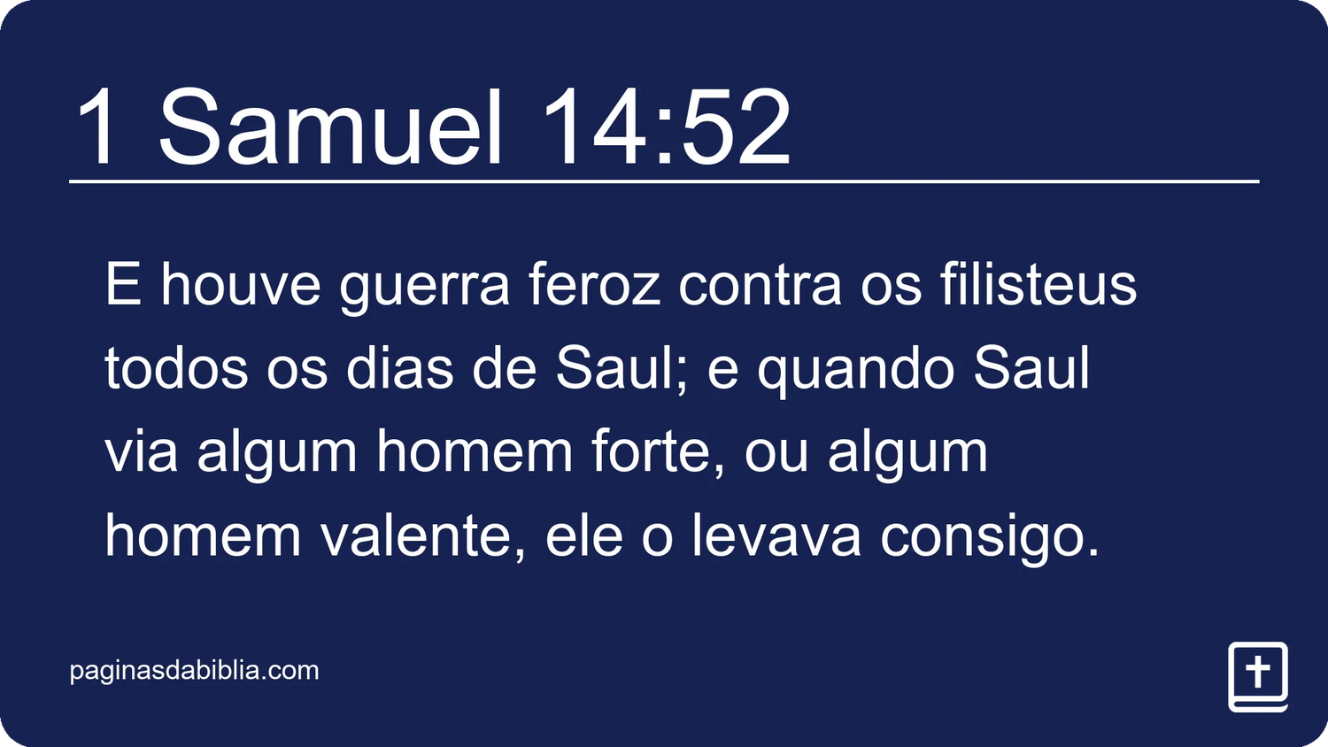 1 Samuel 14:52