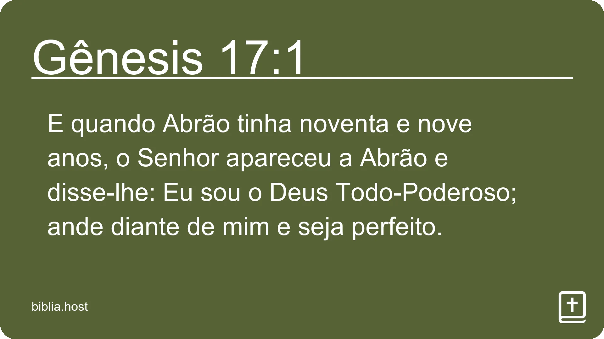 Gênesis 17:1