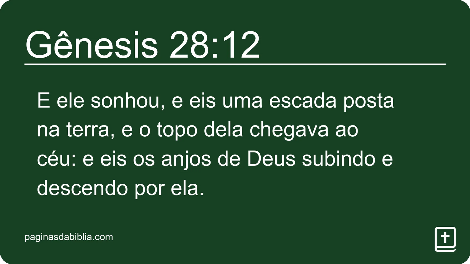 Gênesis 28:12