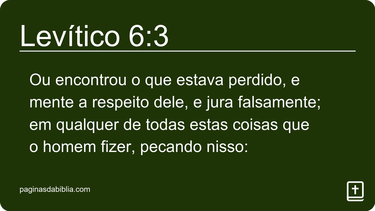 Levítico 6:3