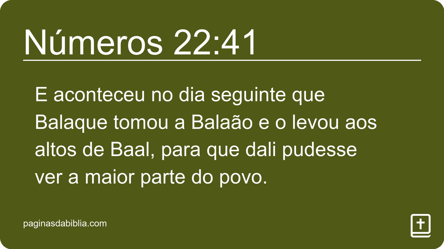 Números 22:41