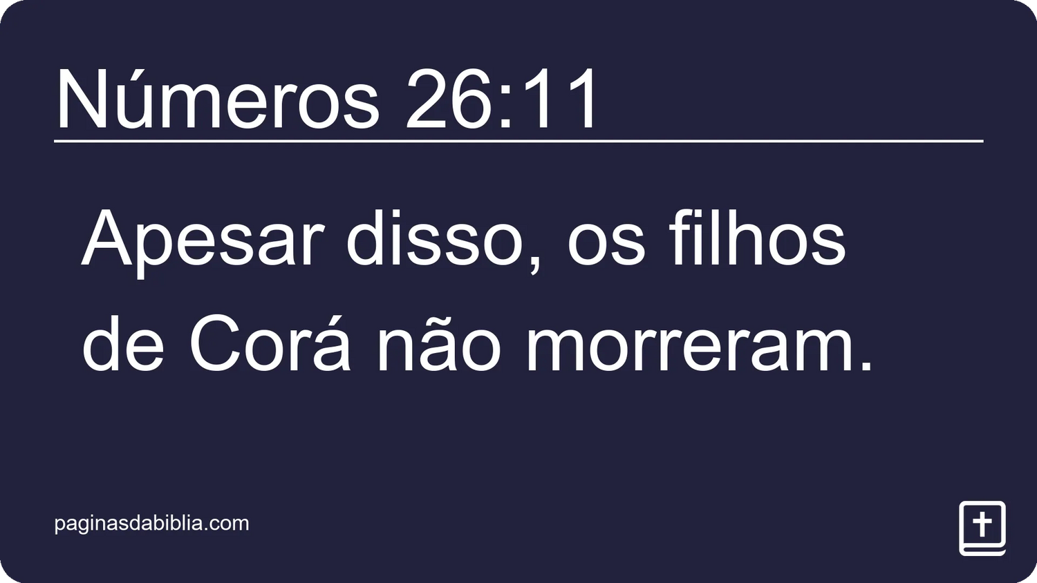 Números 26:11