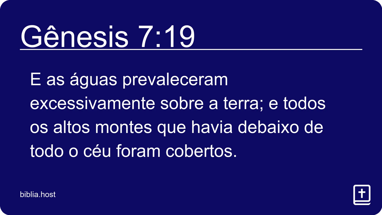 Gênesis 7:19