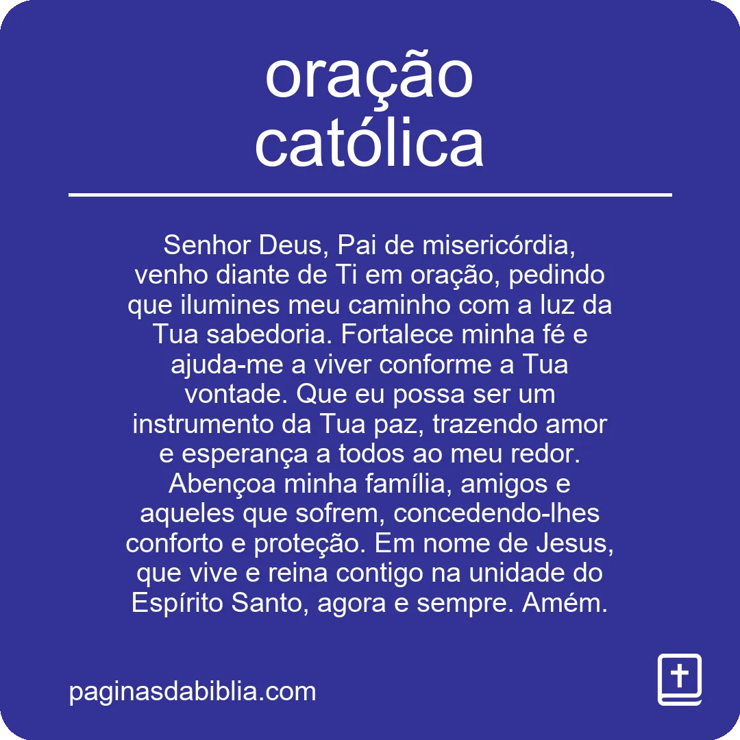 oração católica