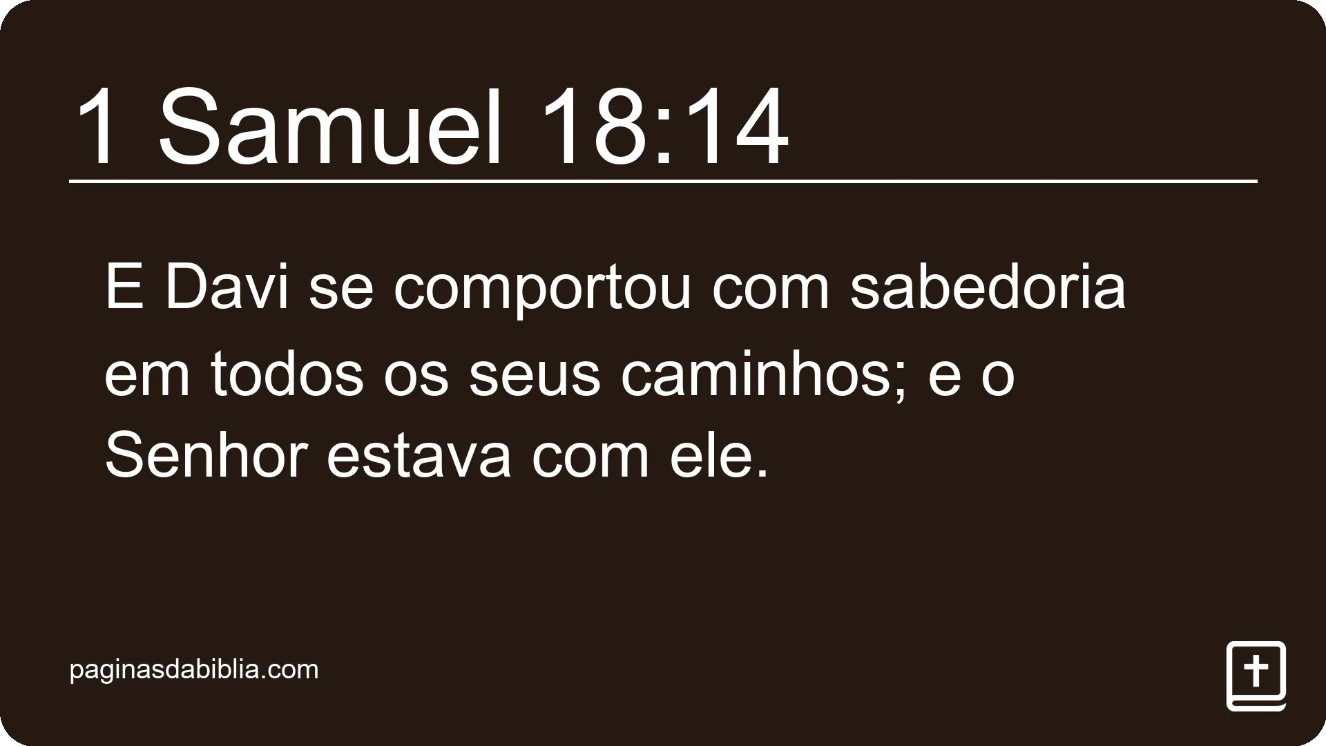 1 Samuel 18:14