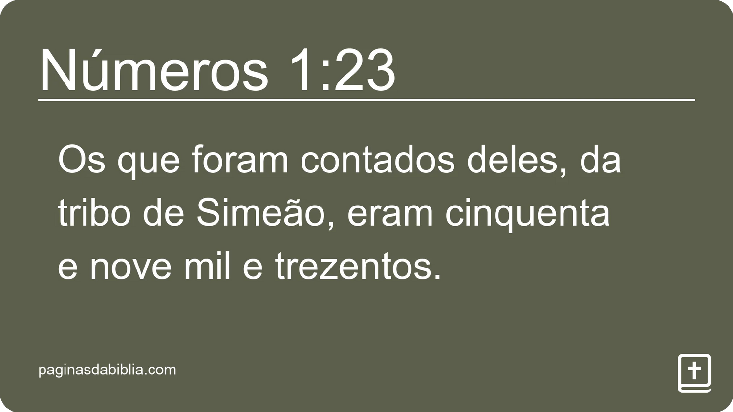 Números 1:23