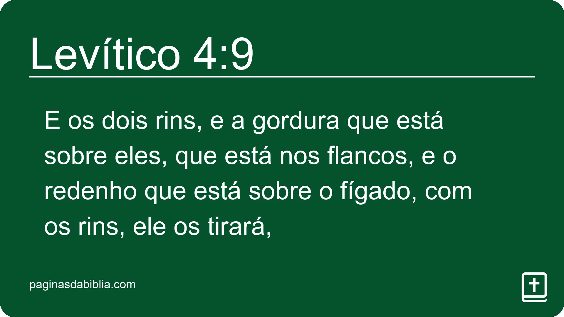 Levítico 4:9