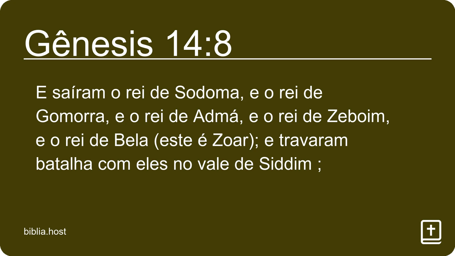 Gênesis 14:8