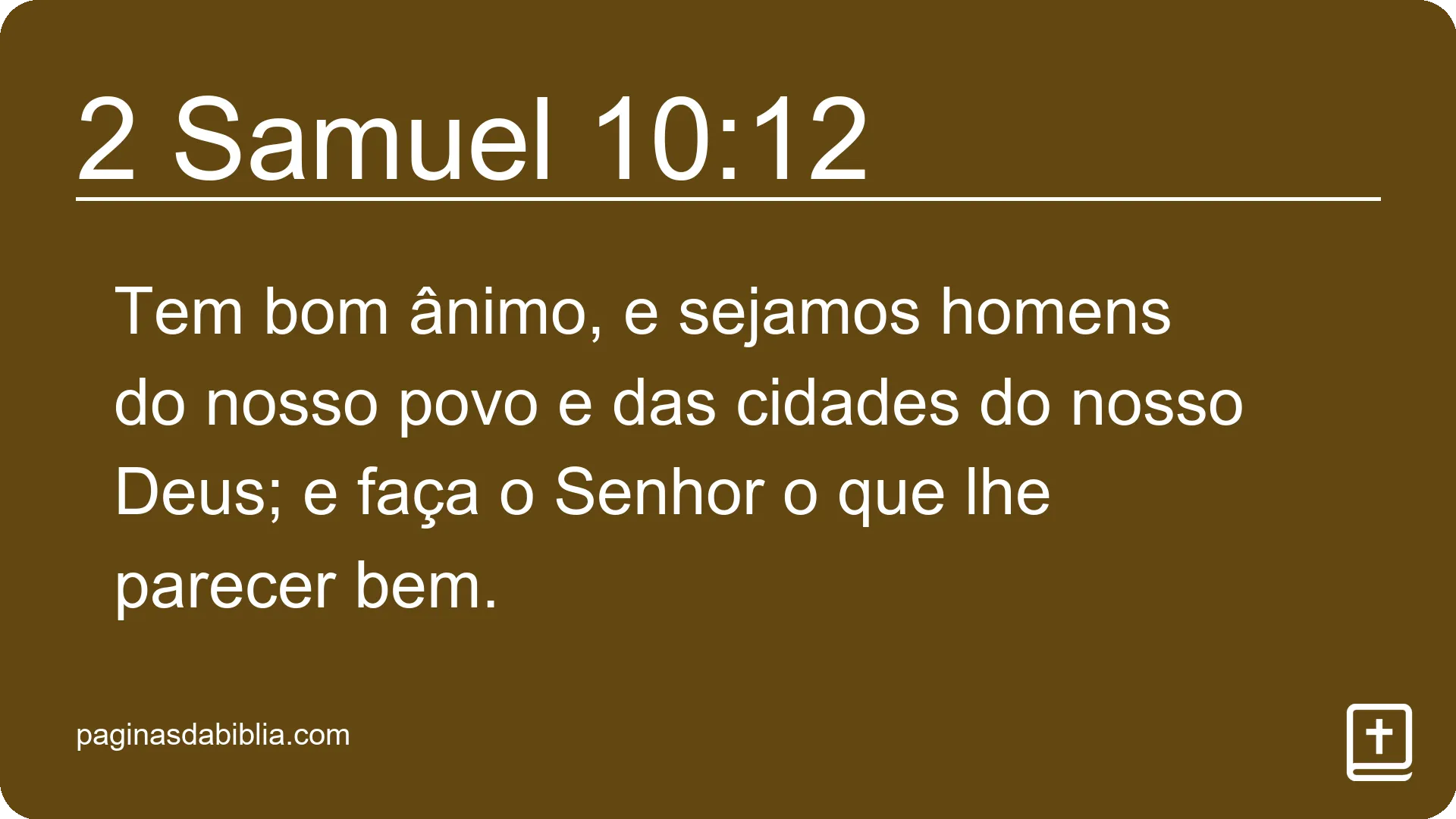 2 Samuel 10:12