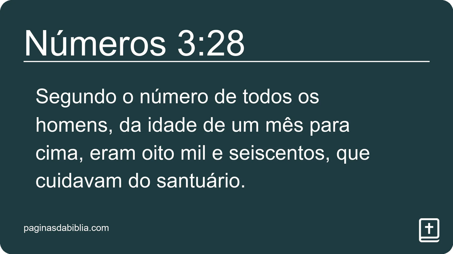 Números 3:28