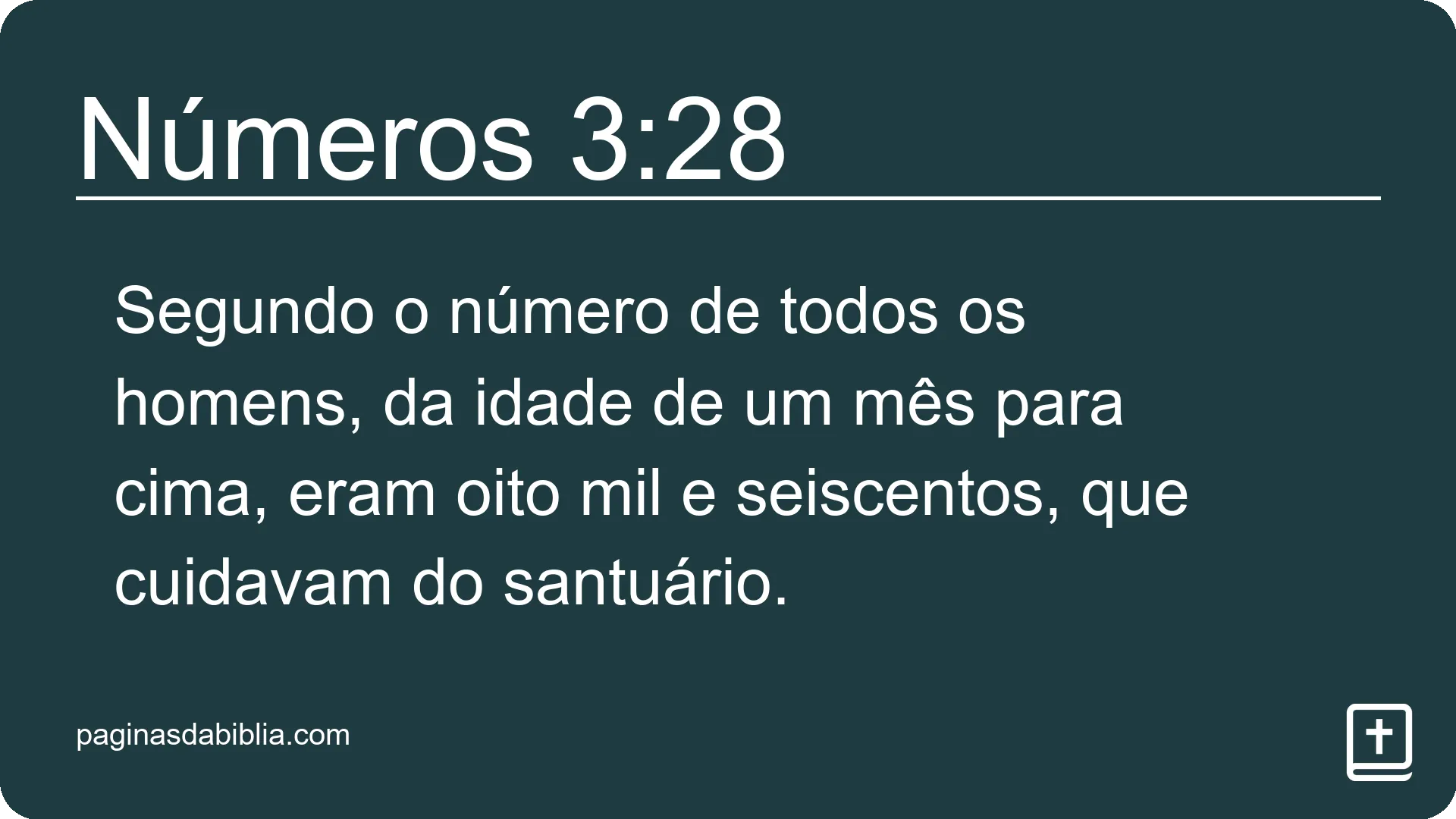 Números 3:28