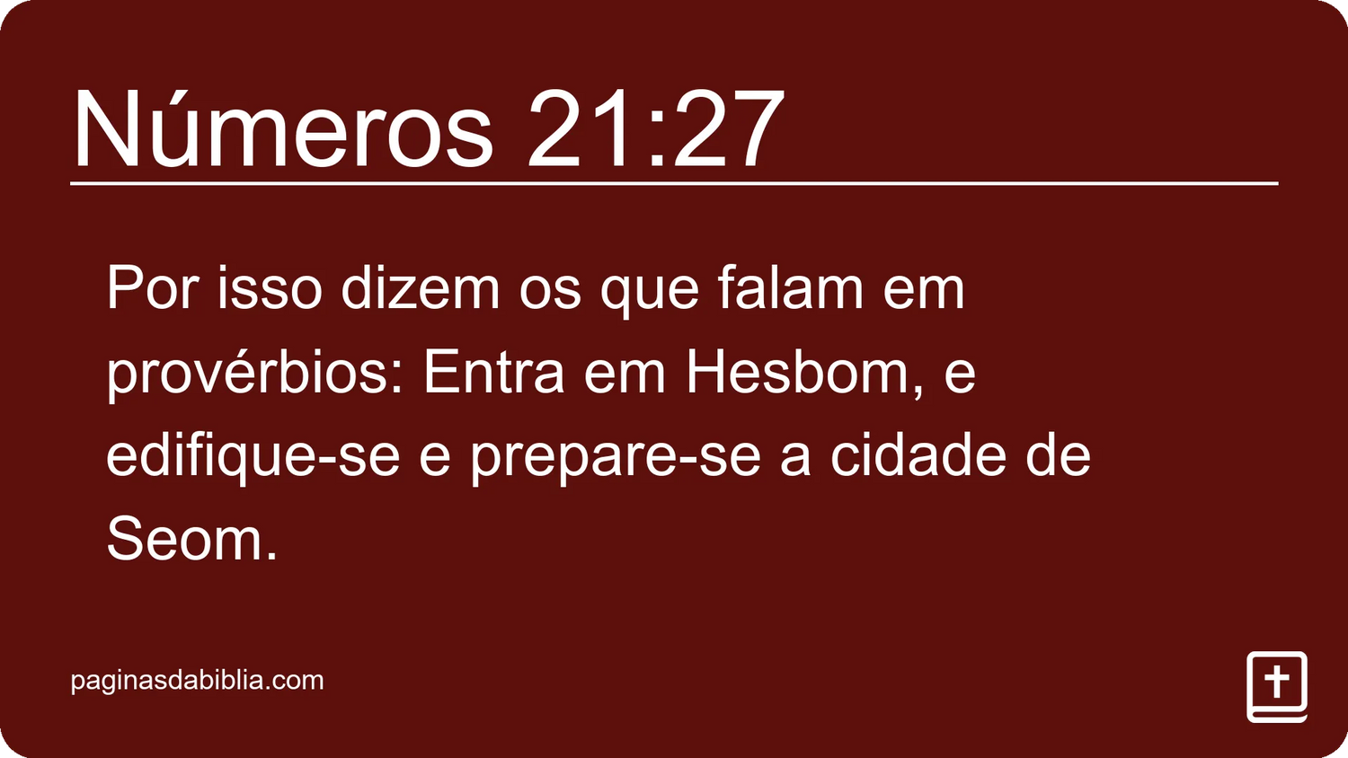 Números 21:27