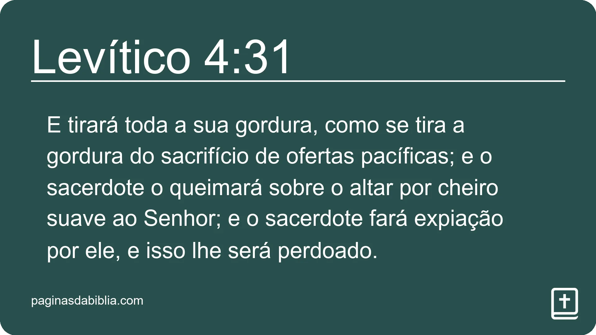 Levítico 4:31