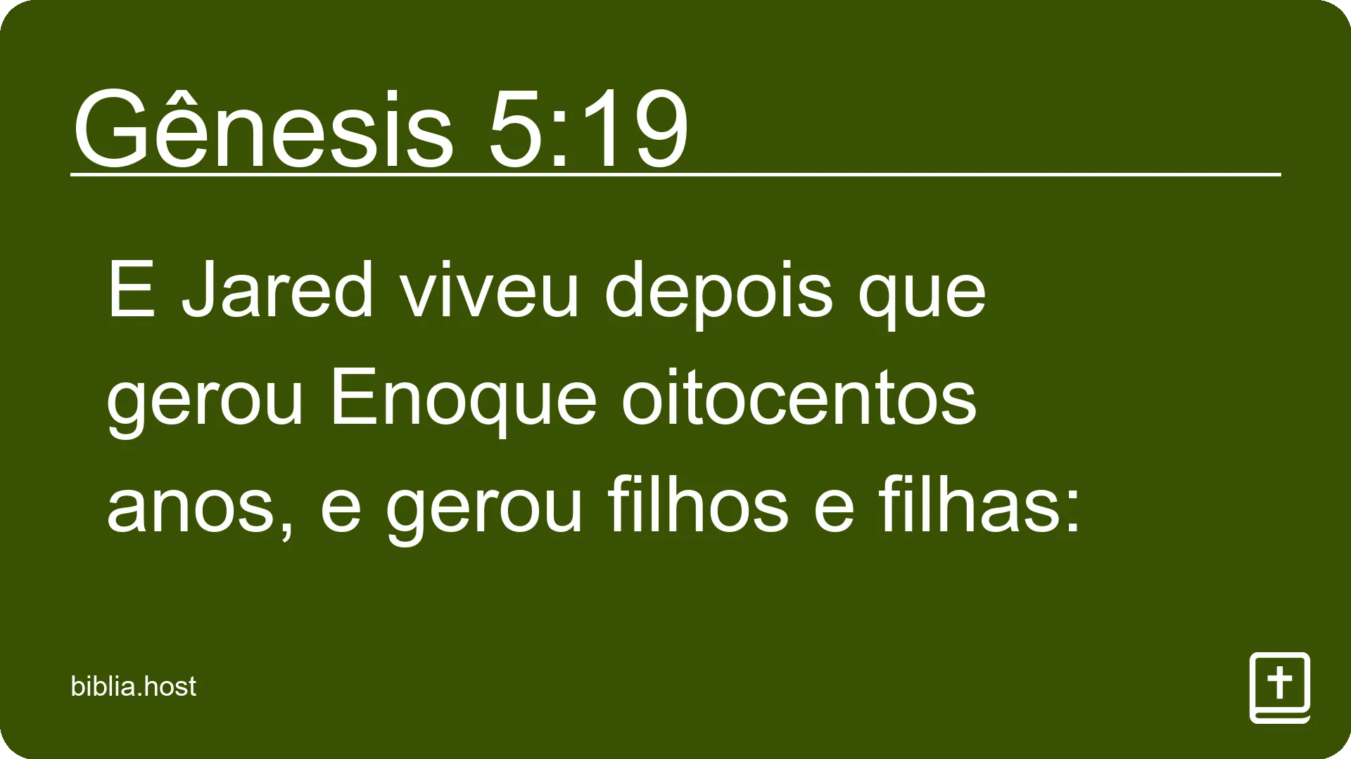 Gênesis 5:19