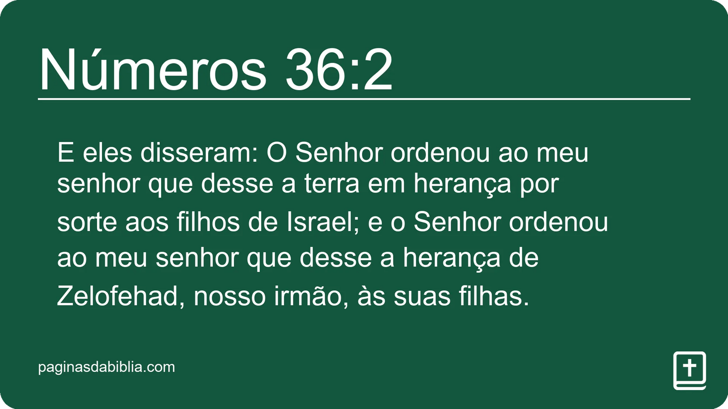 Números 36:2