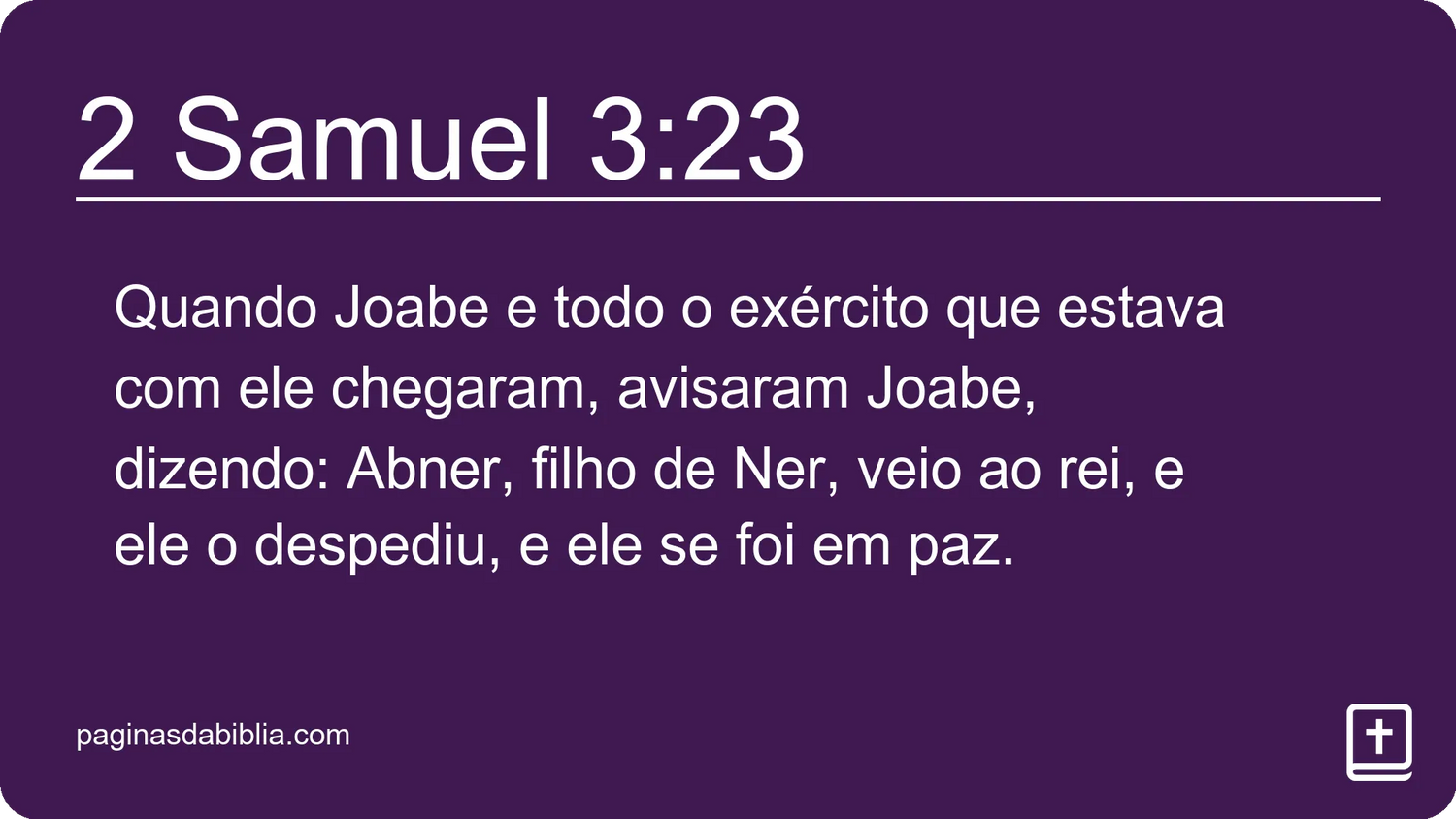 2 Samuel 3:23