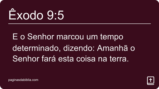 Êxodo 9:5