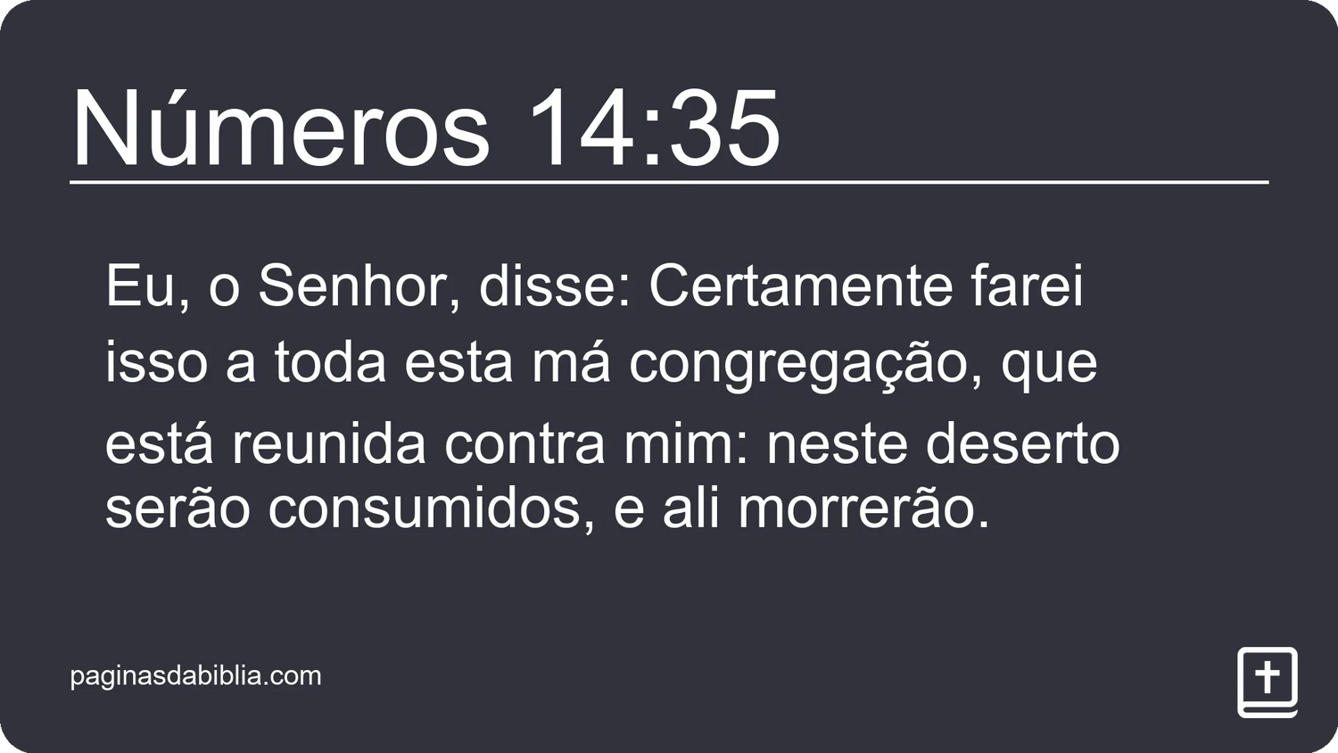 Números 14:35